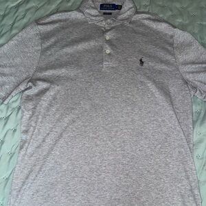 Polo by Ralph Lauren Light Gray Heather Short Sleeve Polo